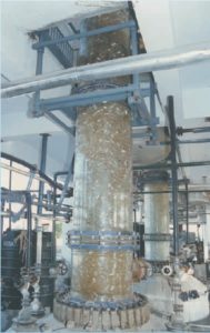 Glass Distillation Set over Glass lined Reactor