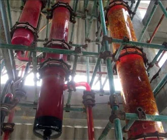 Bromine production plant for sea bittern